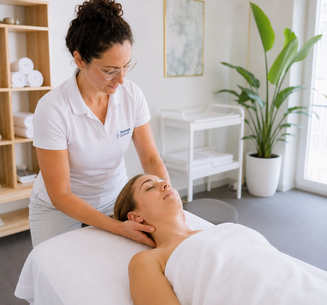 Behandlung der Nackenmuskulatur bei Verspannung – Massage Zentrum Dagmersellen