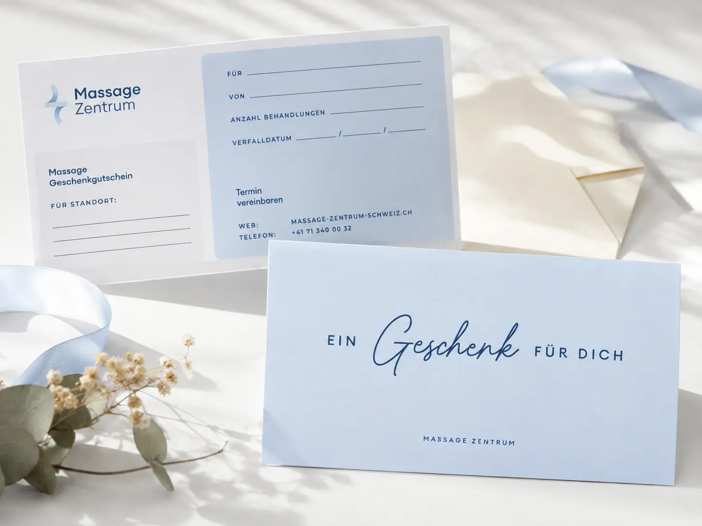 Massage-Gutschein für eine Behandlung im Massage Zentrum Dagmersellen